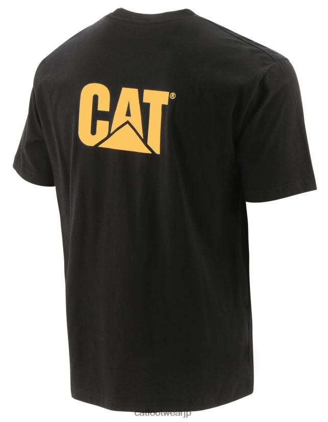 トレードマークのポケットTシャツ 黒 男性 N2JB0V234 Caterpillar |トップス＆アウター